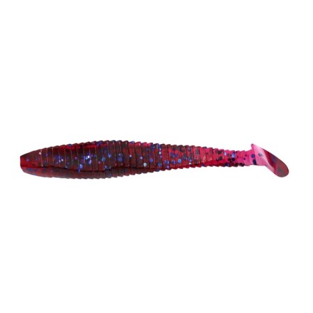 Vibro -high -end Yaman Pro Flatter Shad, r.5.1 cm, color #04 - Graph, UP. 6 pcs.
