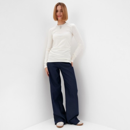 Women's longing with the assembly Minaku: Casual Collection Color Ecrew, rr 44-1