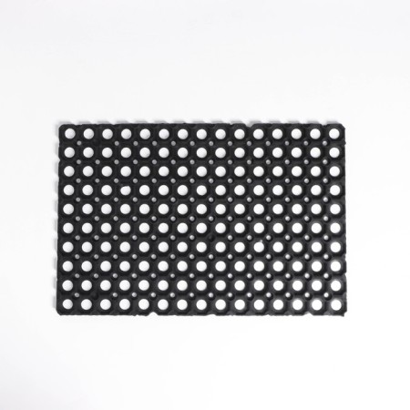Muddy mud -bearded rug 40 × 60 × 1.6 cm, black color-6