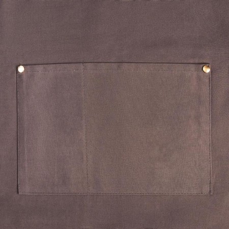 Apron Ethel "Style" Tsv. gray 70 x 78cm, 100% cotton-1