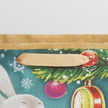 Craft vertical package “Happy New Year!”, Ml 23 x 27 x 8 cm, New Year-2