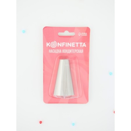 Konfinett confectionery nozzle "Circle", d = 3 cm, output 1.2 cm, stainless steel-3