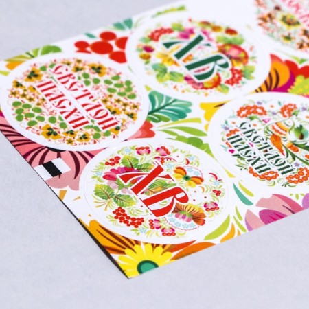 Stick for flowers and gifts "Easter patterns", 16 × 9.5 cm-2