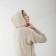 Knitted suit SL, with a hood, 46-48, beige