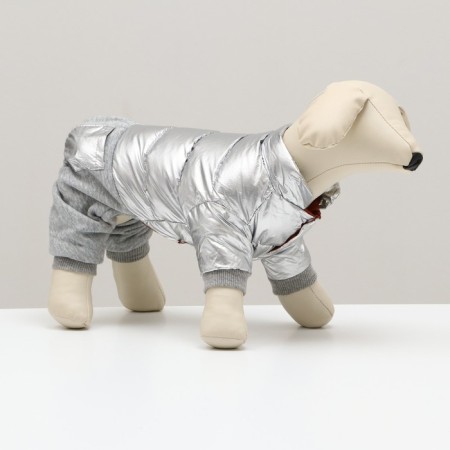 Kombinozon "Cosmonaut", size 8 (DS 23 cm, OG 30, Osh 22 cm), silver