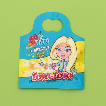 Sugar dragee "Lova Lova" tattoo and bracelet, 3 g-2