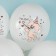 Latex ball 12 “Happy Birthday! Bear”, 2 tbsp., 25 pcs., White color, Mix drawing