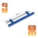 Cappio rating handle, lightweight, d = 12 mm, m/o 96 mm, blue color