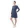 Women's tunic with long sleeve Airport, size 52, dark blue color