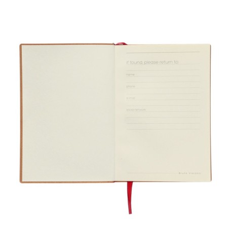 Note book A6, 64 sheets in the Flex Journal line, artificial leather cover, lies, tinted block 80 g/m2, mix-11
