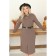 Women's dress, size 50, brown color