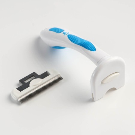 Middle Middle with a removable blade, 15 x 7.8 cm, blue and white-2