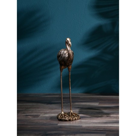 Form "Flamingo", polystone, 82 cm, color gold-3