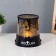The spin-designer "Origami" LED USB/from batteries black 10.8x10.8x1.5 cm Risalux