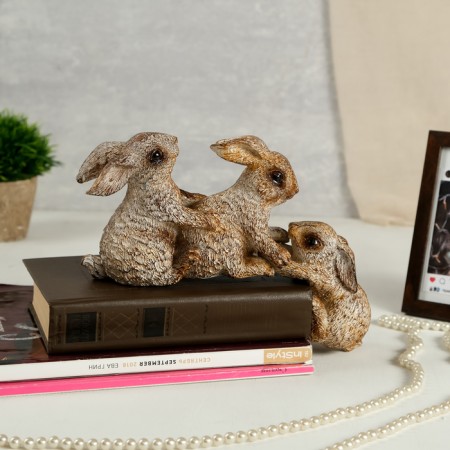 Souvenir Polystone "Friendly Zaychat" 19x23x7.5 cm