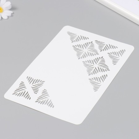 Plastic stencil "Patterns" 16x24 cm-1