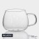Glass mug Magistro "Valencia", 330 ml, 10 × 8 cm