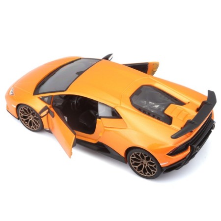 BBURAGO Lamborghini Huracan Performante, Die-Cast, 1:24, Orange color-5