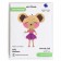 Foil ball 36 "Walking figure" mouse ballerina in ind. UP.