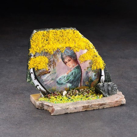 Souvenir-Skol "Queen", coil, stone baby-4