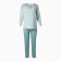 Female home set (jumper/pants), olive color, size 50
