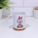 Sublimation mug "I am a creative girl", with application