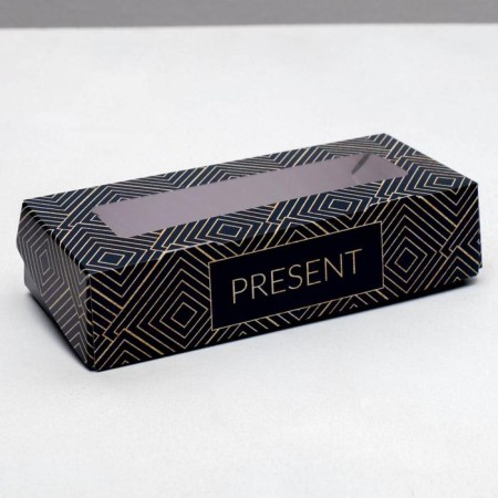 Confectionery packaging, boxing box "Present", 17 x 7 x 4 cm