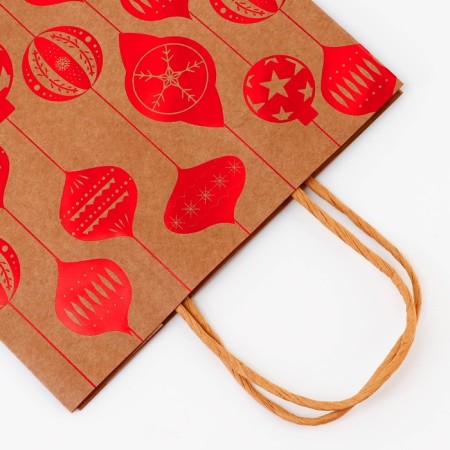 Tissing craft package, round handle, "Christmas tree toys" 21 x 27 x 11 cm, 120 g-2