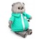 Soft toy "Basik in a jacket with a heart", 19 cm ks19-267