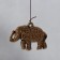 Wind music metal, plastic "Elephant" 5 bells 42 cm