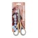 Scissors 16 cm Erichkrause "Endeavor Manga", double sharpening, anti -slip rubber inserts, mix, euro suspension