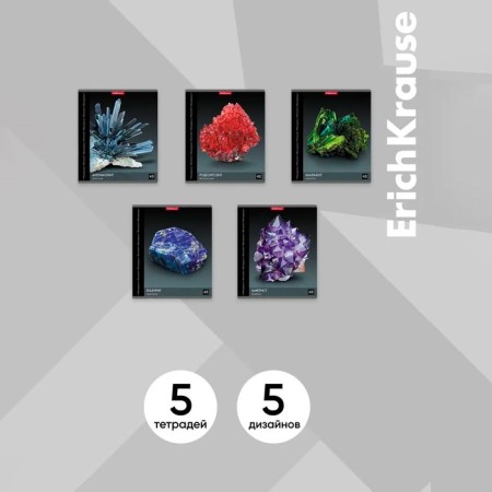 Notebook 48l Erichkrause "Encyclopedia: Minerals", mix-1