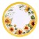 A set of paper plates "Sunflowers", in a t/y film, 6 pcs., 23 cm