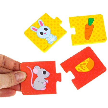 Soft puzzle for kids "Who eats what?", 5 puzzles, crush me-3