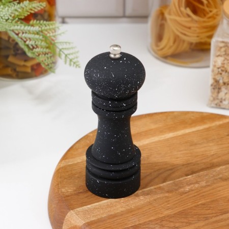 Mill for spices of the share "marshmallow", 16 × 5.5 cm, ceramic mechanism, color black tree