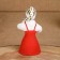 Souvenir "Baba", 5 × 5 × 10.5 cm, Kargopol toy, mix