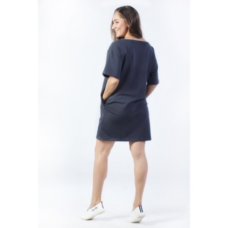 Female dress The Stars, size 52, gray color-3