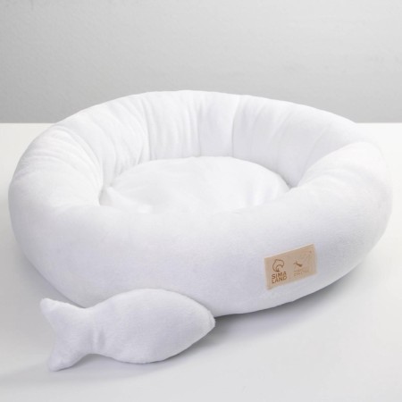 A bed with a fish, 45x35x11 cm, white-1