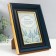 Photo frame plastic 10x15 cm "Norway" blue, black stroke 21.7x16.8 cm