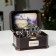 LED figure "Christmas tree market" 20 × 14 × 12 cm, polystone, AAX3 batteries (not in the kit), USB, glow warm white