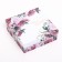 Set of square boxes, 4 in 1 "Flower share", 20 x 20 x 8 cm- 14 x 14 x 5 cm