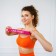 Fitness reset Onlitop, 30x5x0.14 cm, load 25 kg, raspberry color