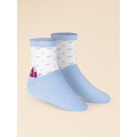 Nosk children, size 20-22, color blue, milk, 3 pcs-10