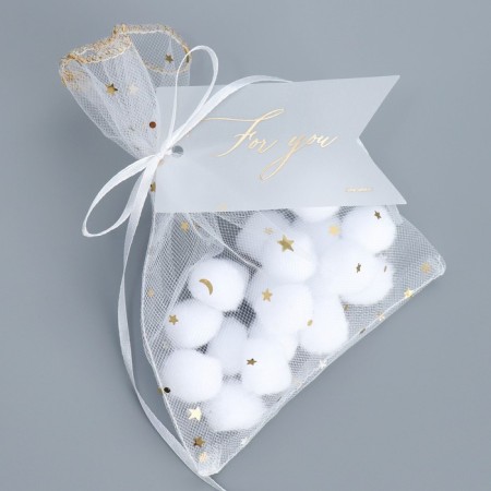 Gift bag from tulle "Sun", 13 x 18 cm +/- 1.5 cm-3