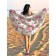 Pareo and beach rug "Flower tenderness", d = 150 cm