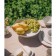 Fruit dish ceramic SL Home "Arena Blanka", D = 27 cm, 27 × 10 cm, white color