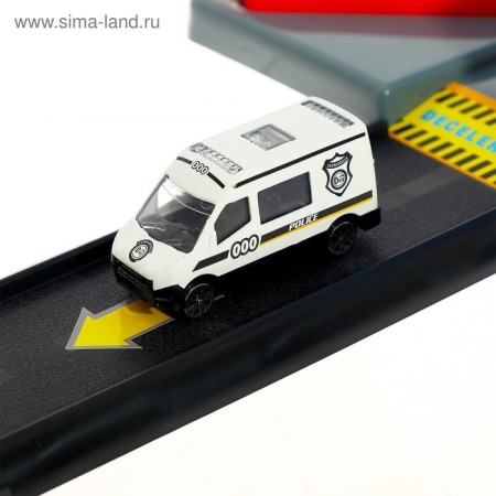 Parking "City Police", with metal machines and helicopter-6