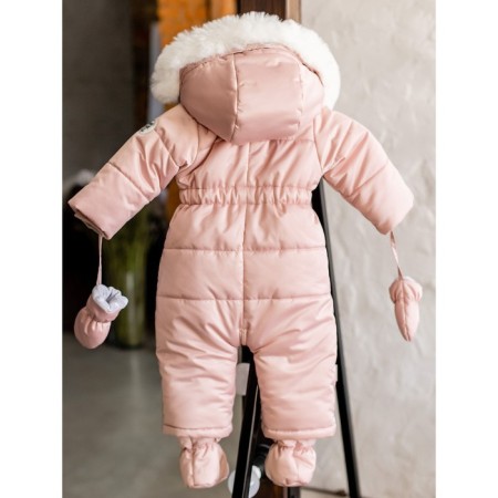 Overalls for the discharge for children, height 74 cm, color pink opal-4
