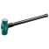 Sledgehammer Kraftool 2009-4, professional., An elongated steel rubberized handle, 4 kg
