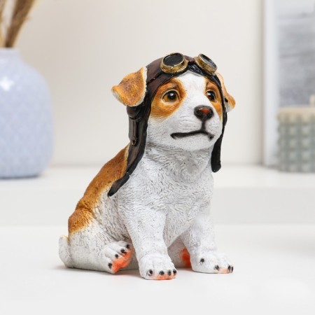 Figure "Puppy - Aviator" 14x10x16cm